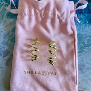 Sheila Fajl Zig Zag Earrings